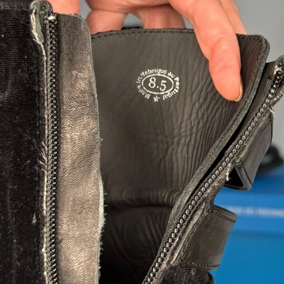 John Fluevog Black Women's Lace-Up Boots - Picture 7 of 16